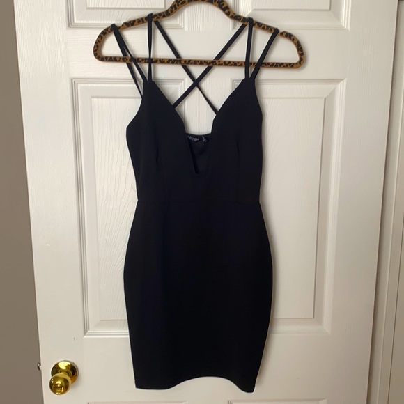 Black Mini Dress - Picture 1 of 2